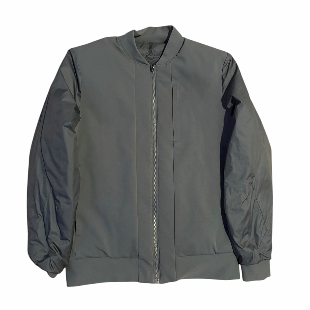 Lululemon mens M green reversible bomber jacket